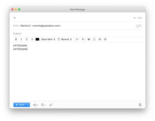 Mailspring screenshot 1