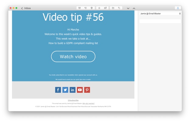 Mailspring screenshot 1