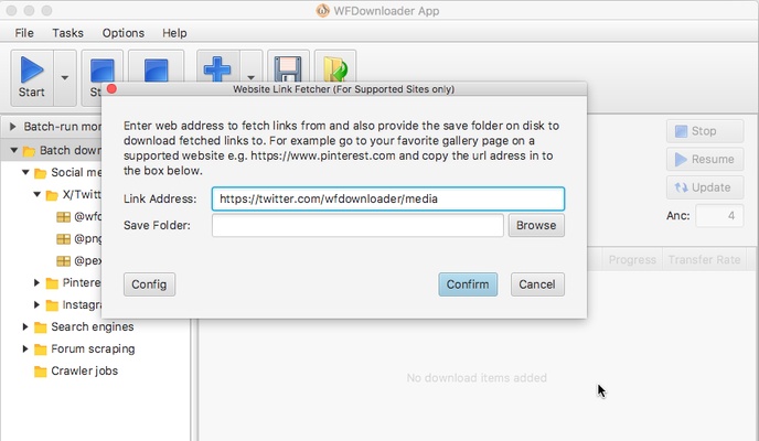 WFDownloader App screenshot 1