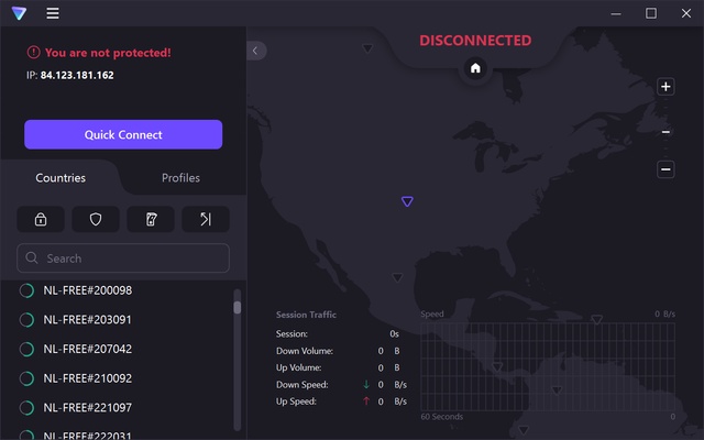 Proton VPN screenshot 1