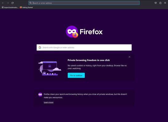 Firefox ESR screenshot 1