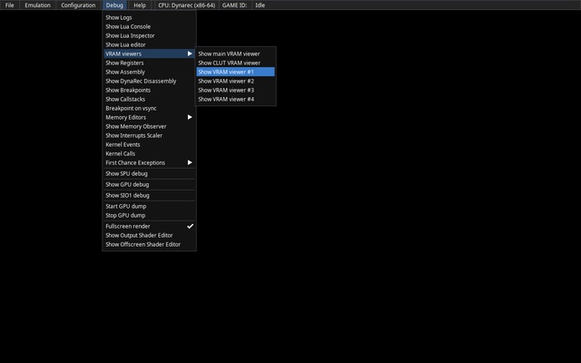 PCSX-Redux screenshot 1