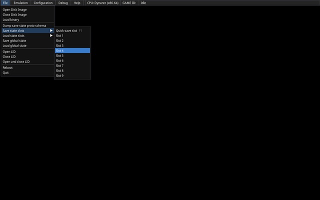 PCSX-Redux screenshot 1