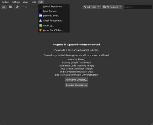 DuckStation screenshot 1