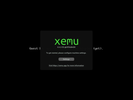 Xemu screenshot 1