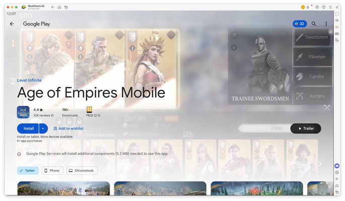 BlueStacks Air screenshot 1