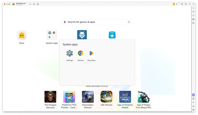 BlueStacks Air screenshot 1