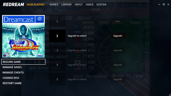 Redream screenshot 1