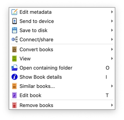 Calibre screenshot 1