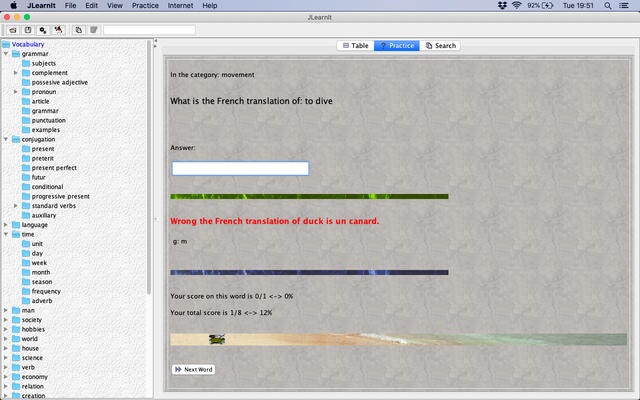 JLearnIt screenshot 1