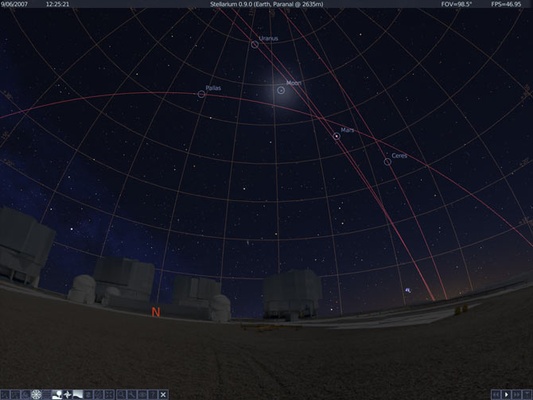 Stellarium screenshot 1