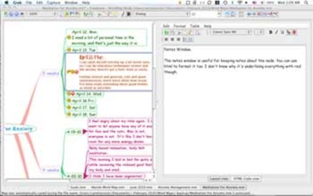 Freeplane screenshot 1