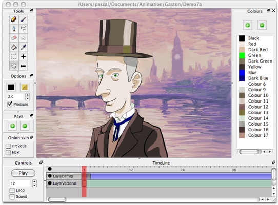 Pencil2D screenshot 1