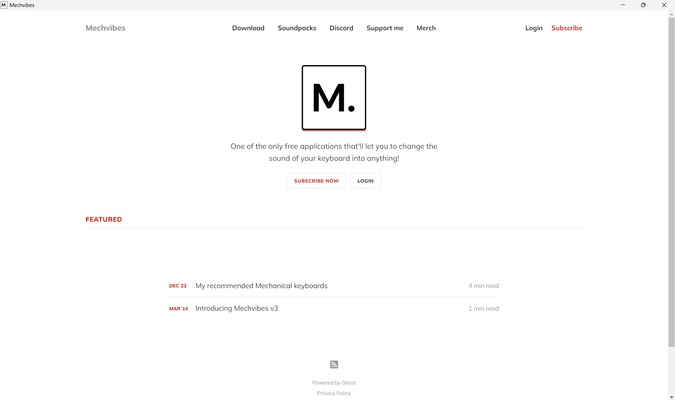 Mechvibes screenshot 1