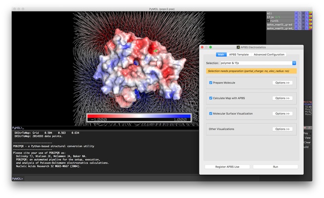 PyMOL screenshot 1