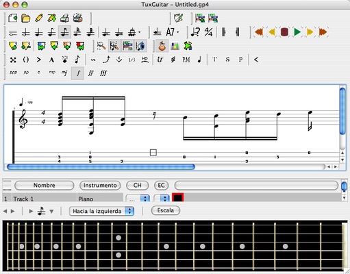 TuxGuitar screenshot 1