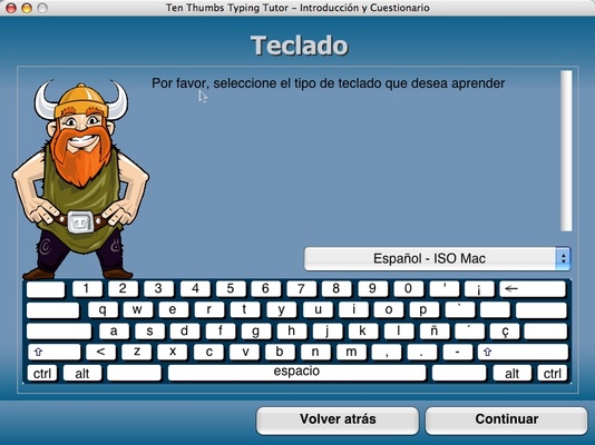 Ten Thumbs Typing Tutor screenshot 1