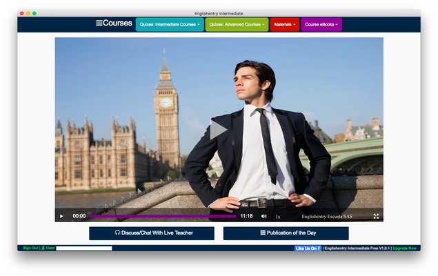 Englishentry Intermediate Courses screenshot 1