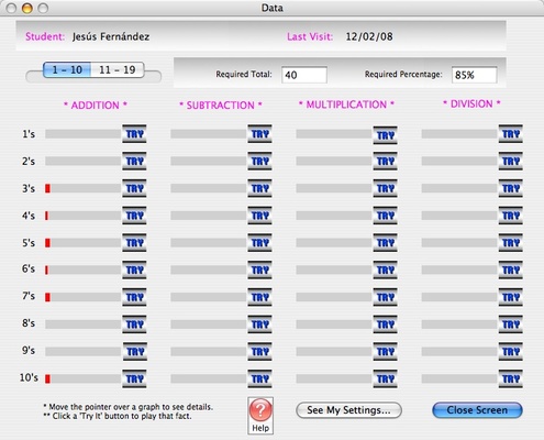 Math Stars Plus screenshot 1