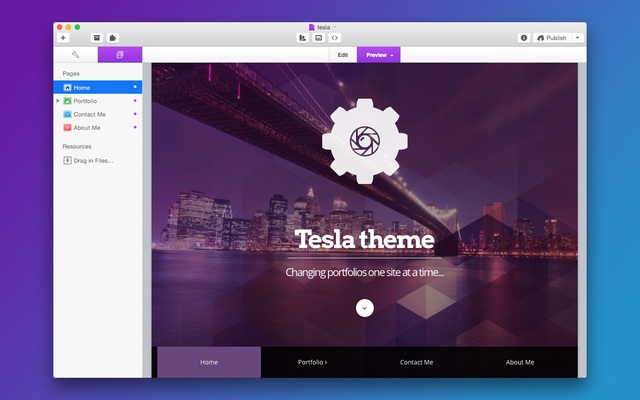 RapidWeaver screenshot 1
