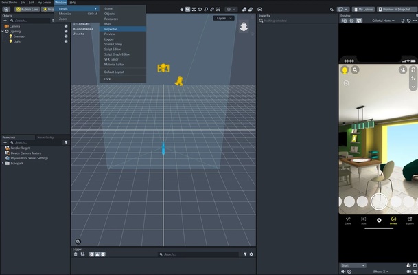 Lens Studio screenshot 1