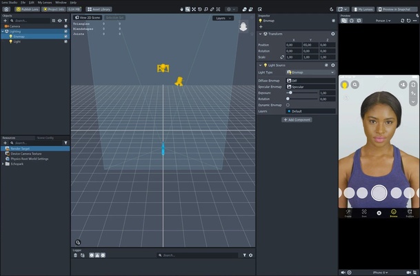 Lens Studio screenshot 1