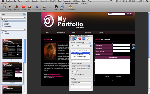 Web Acappella screenshot 1