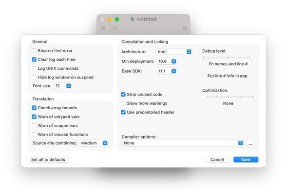 FutureBasic screenshot 1