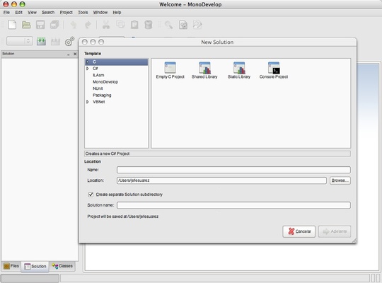 Mono Project screenshot 1