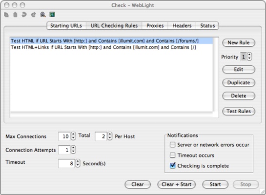 WebLight screenshot 1