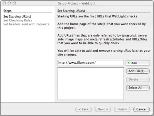 WebLight screenshot 1