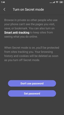 Samsung Internet Browser screenshot 1