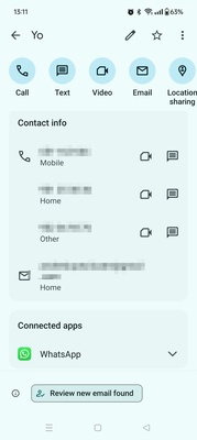 Google Contacts screenshot 1