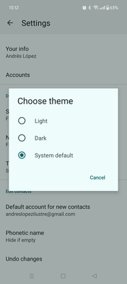 Google Contacts screenshot 1