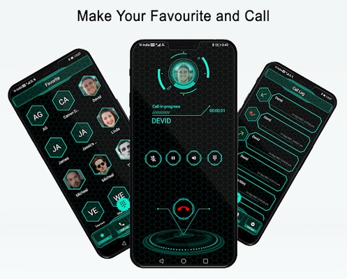 Hi-tech Phone Dialer & Contact screenshot 1