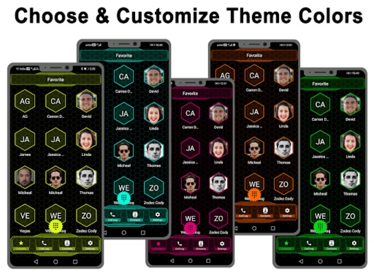 Hi-tech Phone Dialer & Contact screenshot 1