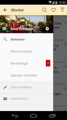 Blocket screenshot 1