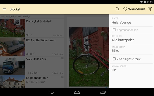 Blocket screenshot 1