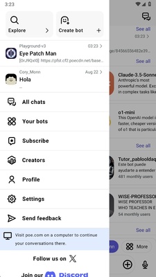 Poe - Fast AI Chat screenshot 1