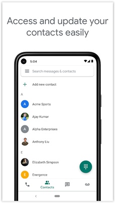 Google Voice screenshot 1