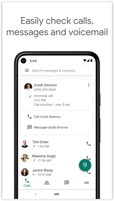 Google Voice screenshot 1