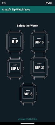Watchfaces Amazfit Bip 3/5 & U screenshot 1