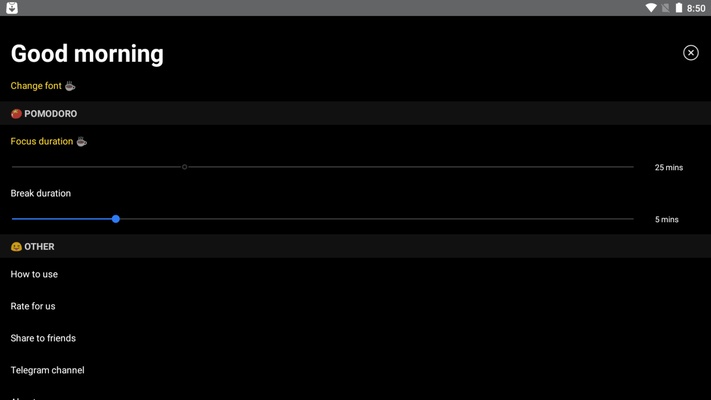 Zen Flip Clock screenshot 1