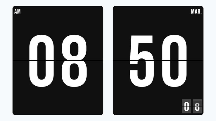 Zen Flip Clock screenshot 1