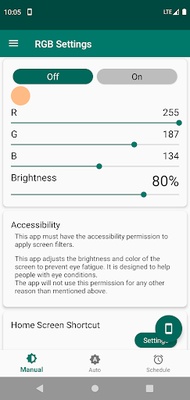 RGB Settings screenshot 1