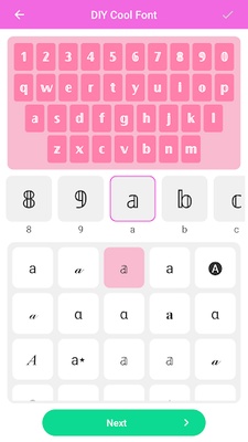 CoolFonts Keyboard screenshot 1