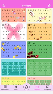 CoolFonts Keyboard screenshot 1