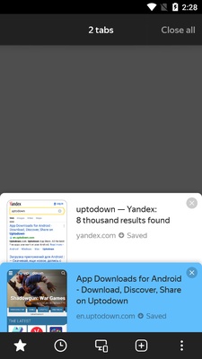 Yandex Browser Beta screenshot 1