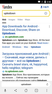 Yandex Browser Beta screenshot 1