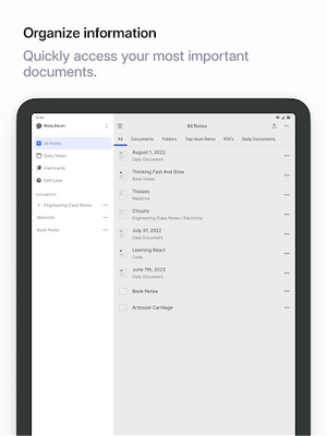 RemNote - Notes & Flashcards screenshot 1